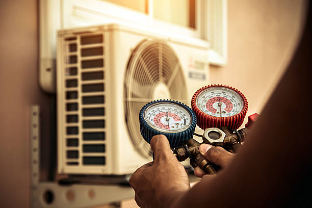 Professional Hvac technician working in Howells, NY